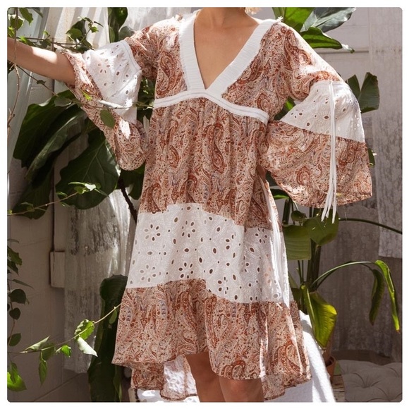 POL Take me to the Country Paisley Printed Dress - Picture 3 of 13